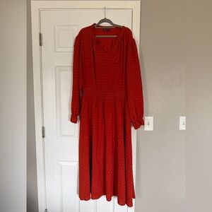 Pretty Garden Rustic Brown Maxi Dress Modest Elegant